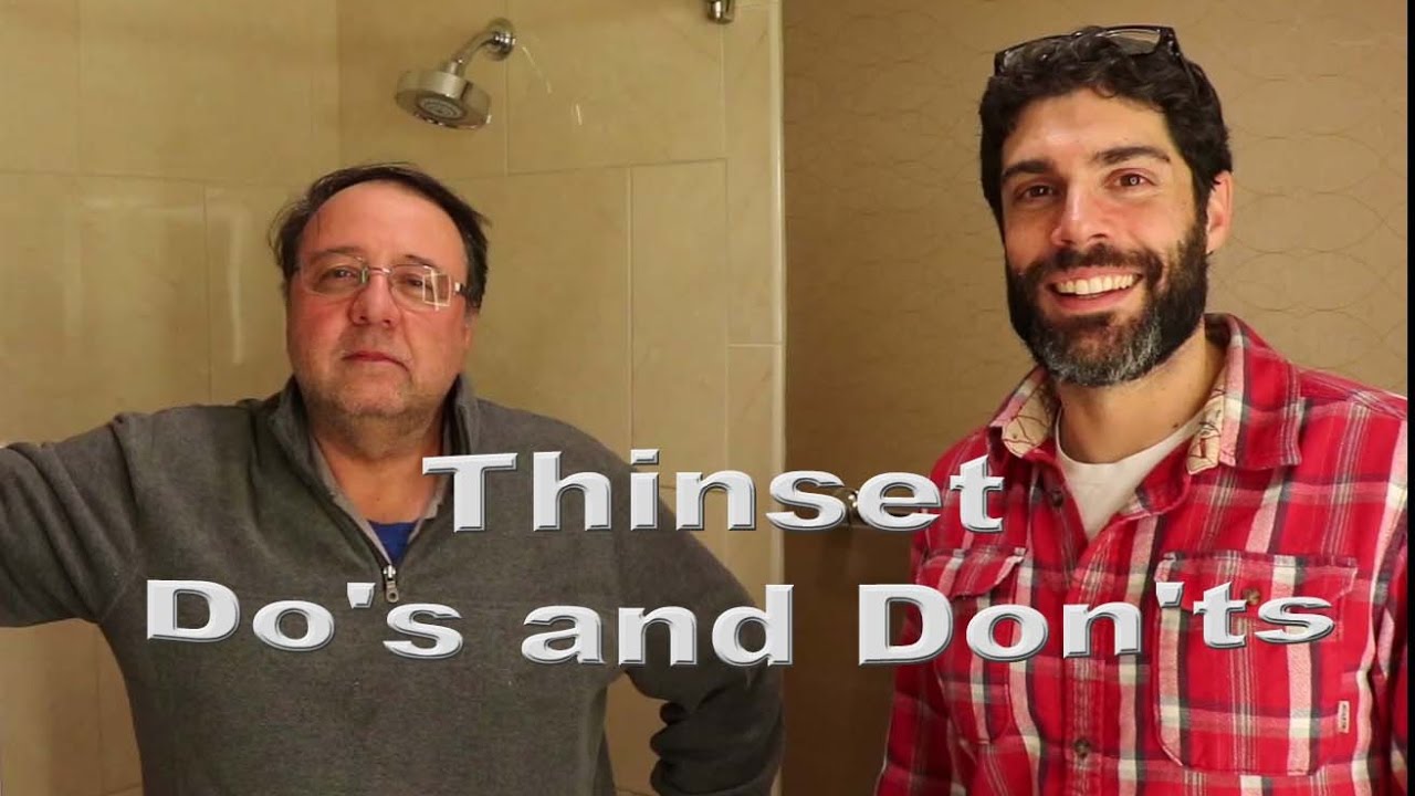 Thinset For Tile...Do'S And Don'Ts With Jeff Paterson Of Home Repair Tutor