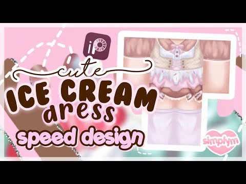 ROBLOX speed design || cute ice cream dress