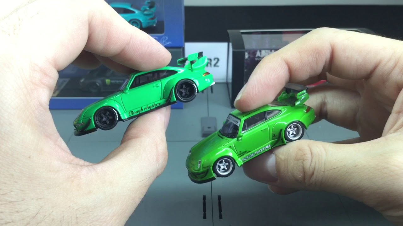 ポルシェ RWB 964 Rough Rhythm 1/64 Ver2Compares: 1/64 RWB Rough Rhythm. RESIN VS DIECAST - YouTube