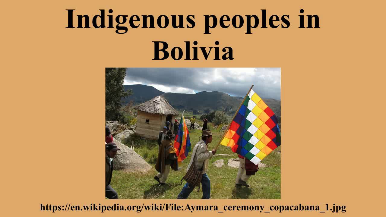 Indigenous peoples in Bolivia