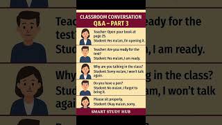 Classroom Conversation Qa Part 3 Daily Use English Sentences For Students