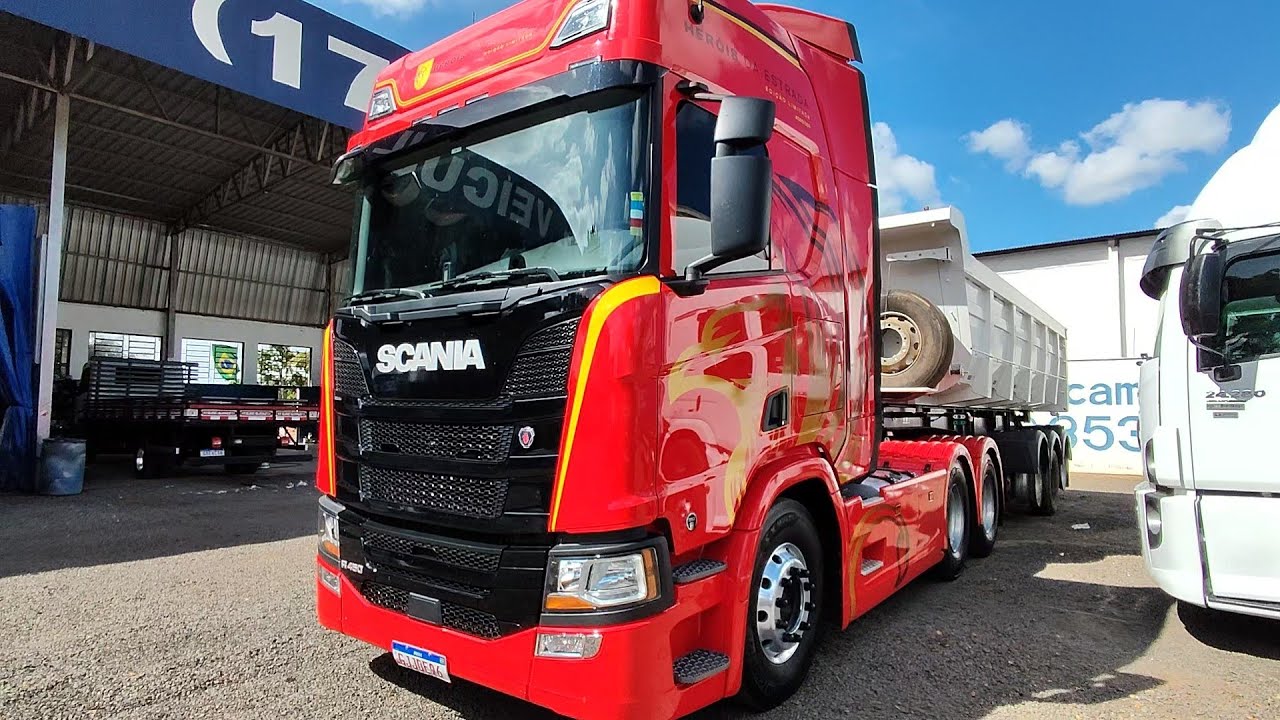 Scania R-450 6X2 ano 2021 edição limitada | Heróis da estrada | SB Veículos Caminhões e Utilitários