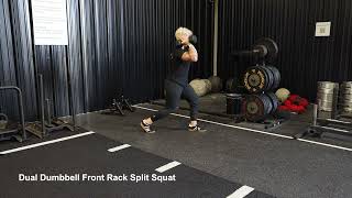 Celebrity Dual Dumbbell Front Rack Split Squat Wealth