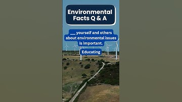 Environmental Fact Quiz: Test Your Knowledge #environment #pollution #earth #wildlife #quiz #riddles