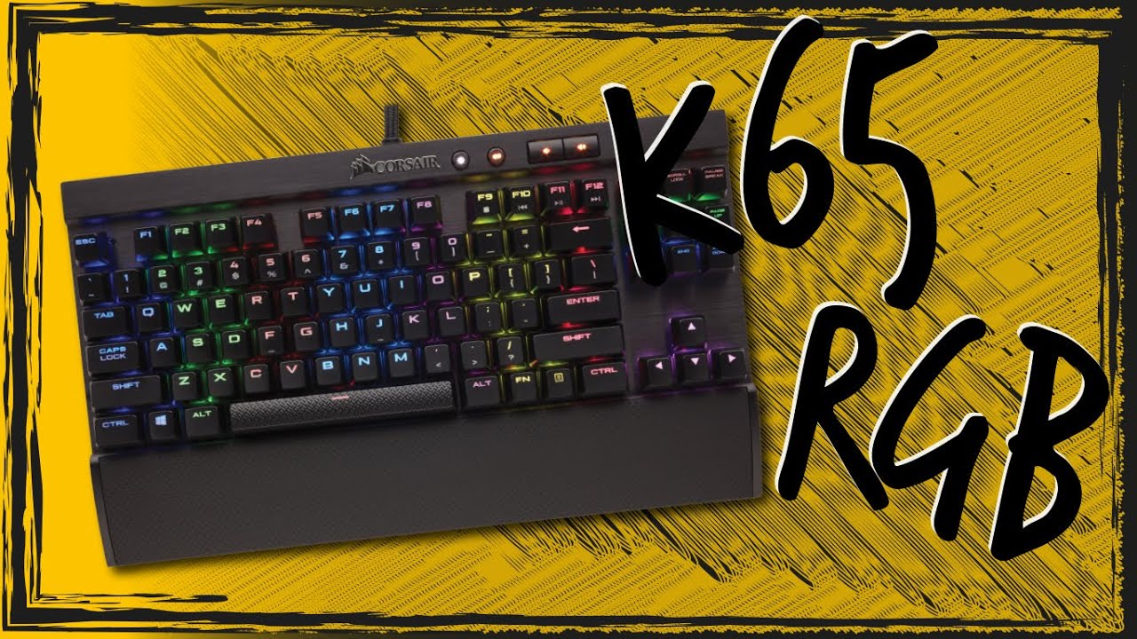 TECLADO MECÁNICO CORSAIR K65 RAPIDFIRE RGB MX CHERRY ESPAÑOL