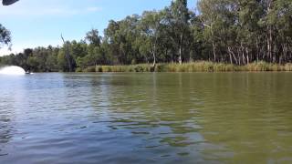 Bahner Jet Boat Blown 496 Berkeley, Making a short pass on the weir