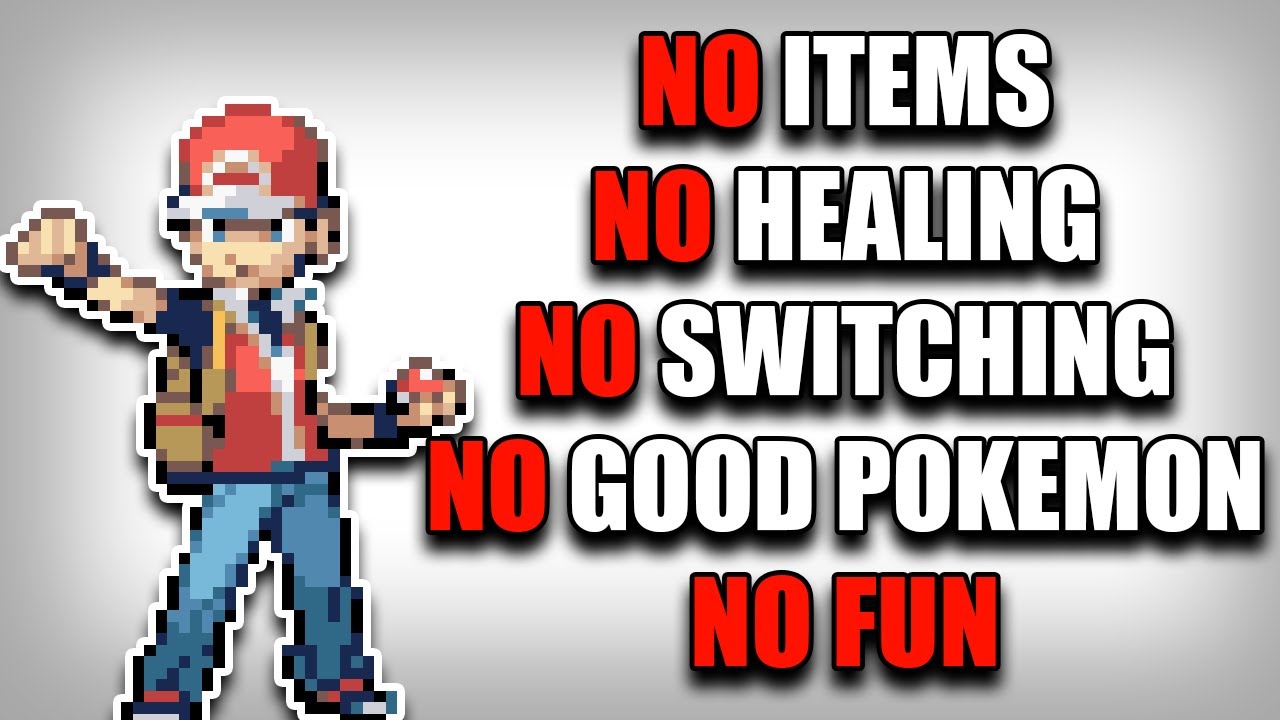 I Played Pokémon the WORST Way Possible…