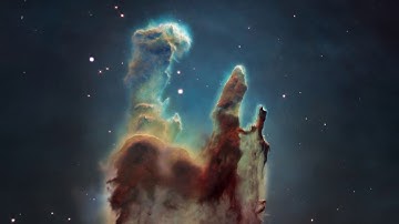 3D data visualisation of the Pillars of Creation 1080p