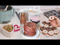 Gofres de brownie donuts saludables y mi arrocera nueva l con aliexpress