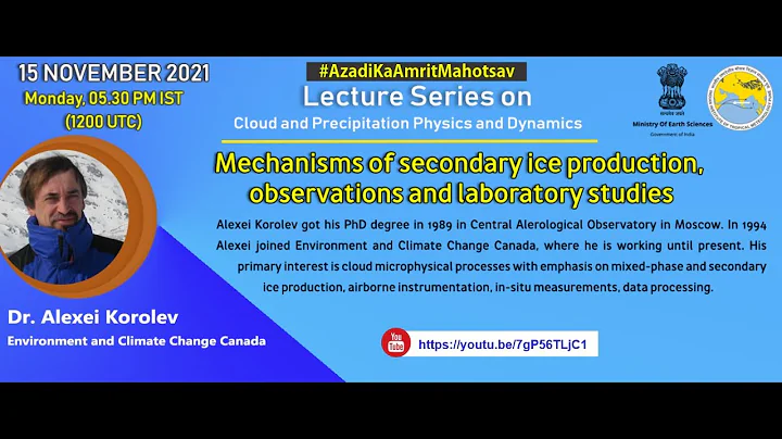 Cloud Physics Lecture by Alexei Korolev .