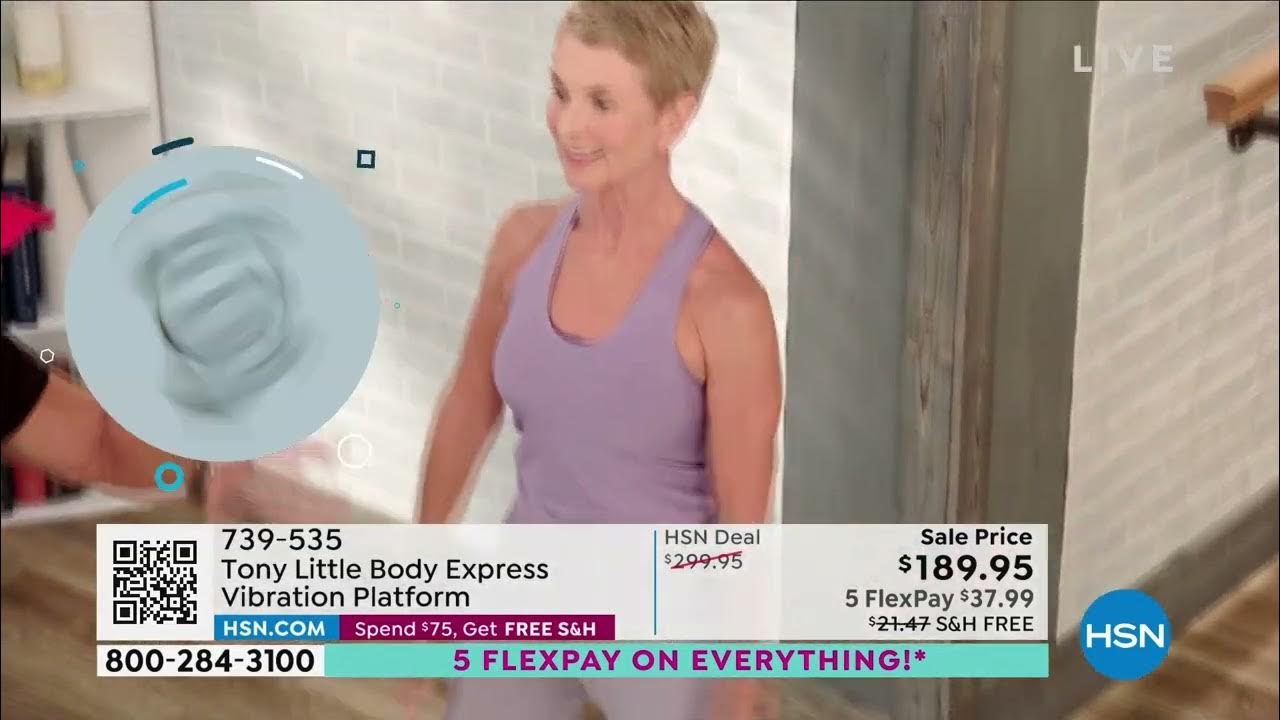 Tony Little Body Express Vibration Platform with 2 DVDs YouTube