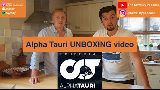 Alpha Tauri F1 UNBOXING Video - By the Drive_By Podcast