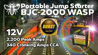 WASP BJC-2000 Portable Jump Starter — Heavy Duty jump start for flat battery