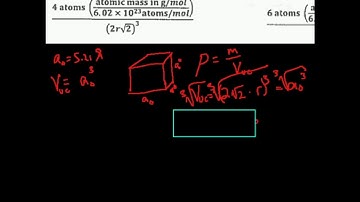 Crystal Lattice Structures: Density Calculation 2