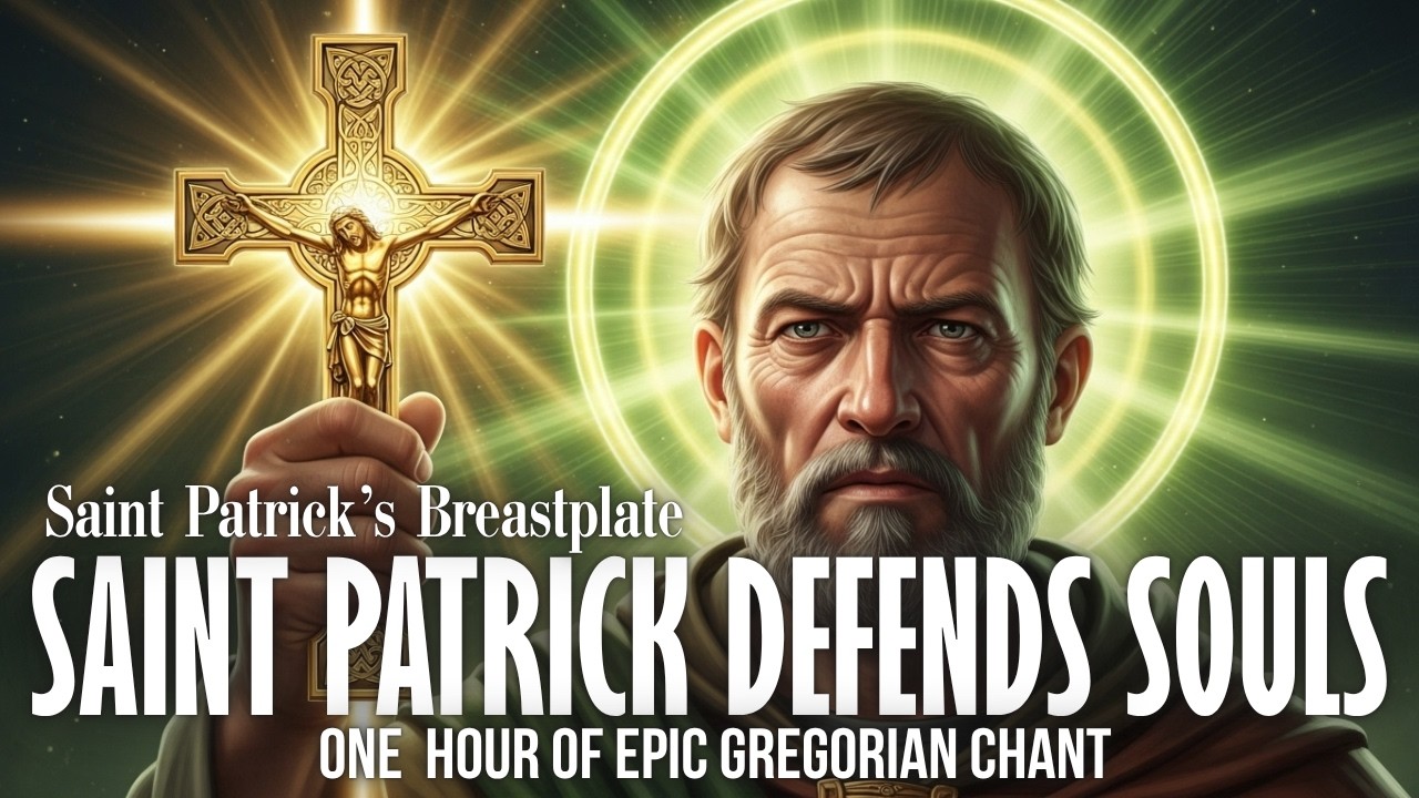 'Saint Patrick’s Breastplate' Exorcism Prayer | One Hour Gregorian Chant (Lorica Sancti Patricii)