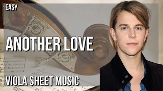 Another love – Tom Odell Sheet music for Viola (Solo)