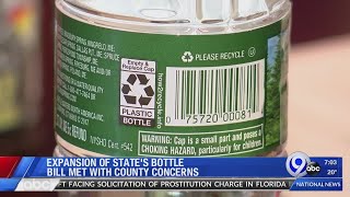 Expansion of Bottle Bill met with Concerns