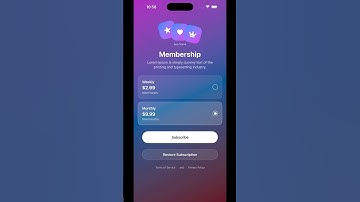Modern SwiftUI Paywall UI 🛒✨ with StoreKit 2