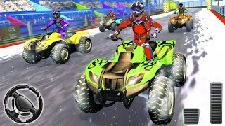 Snow ATV Mountain Quad Bike Driving Game - Android Gameplay #shorts screenshot 2