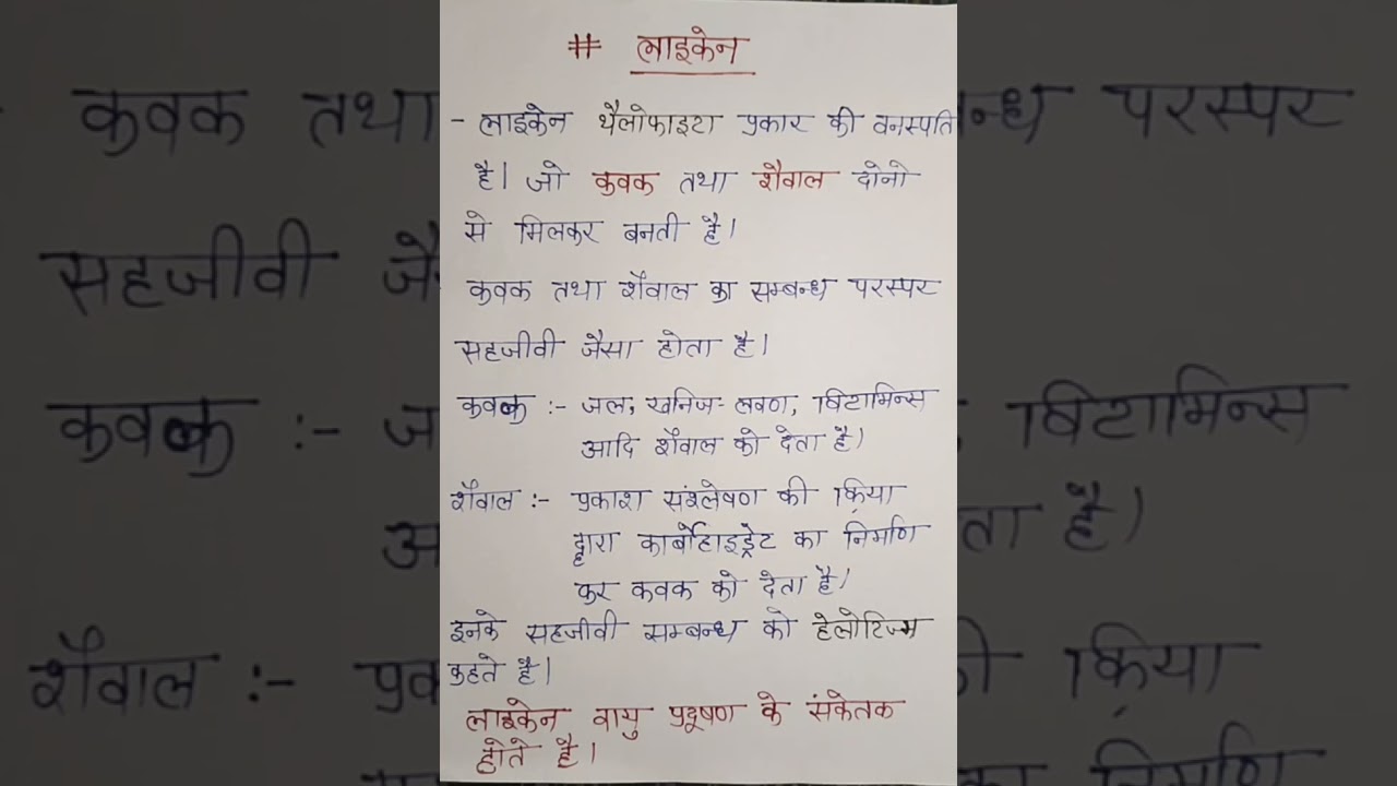 lichen||लाइकेन||Lichen biology || lichen kya Hain || lichen planus || lichen plant 