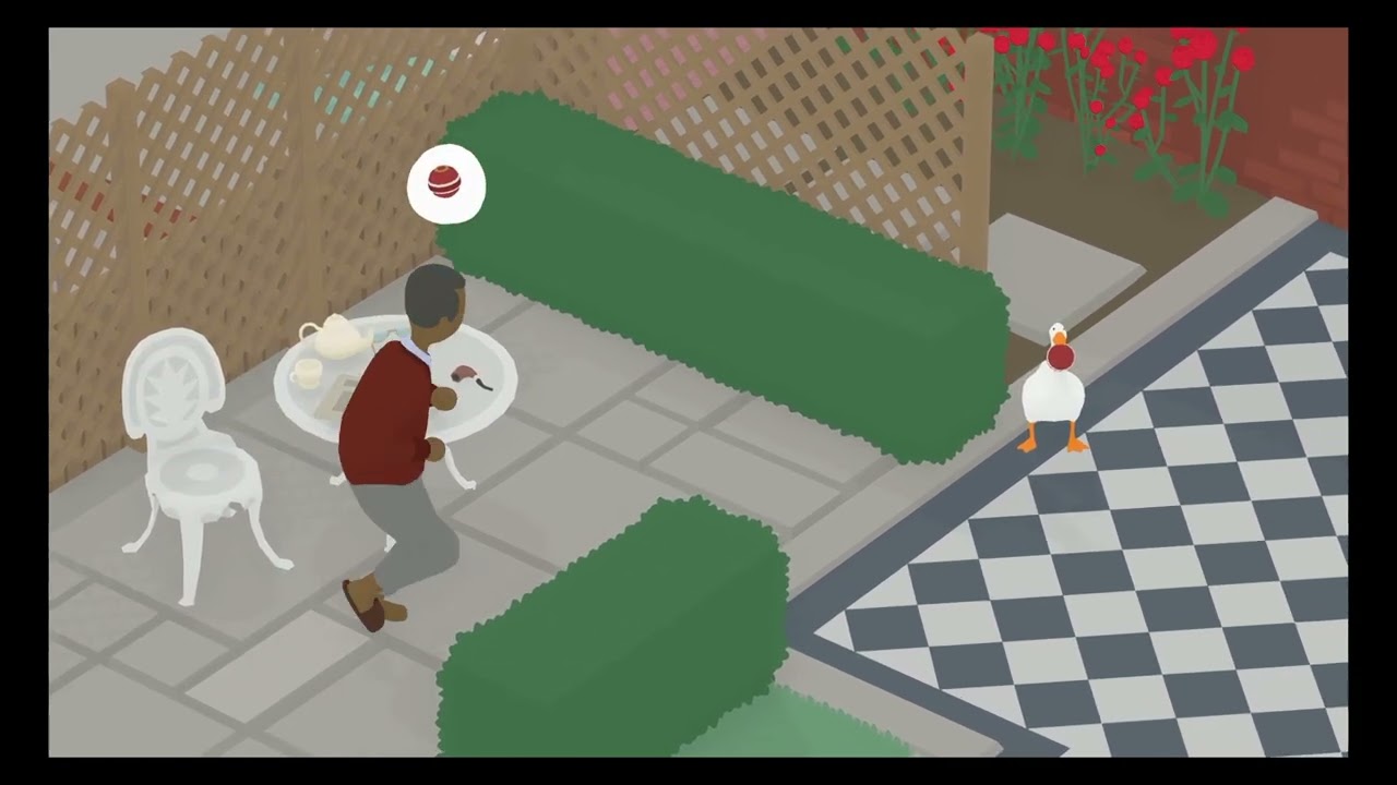 Untitled Goose Game: (19) Help the Woman Dress the Bust - YouTube Untitled Goose Game: (19) Help the Woman Dress the Bust - YouTube