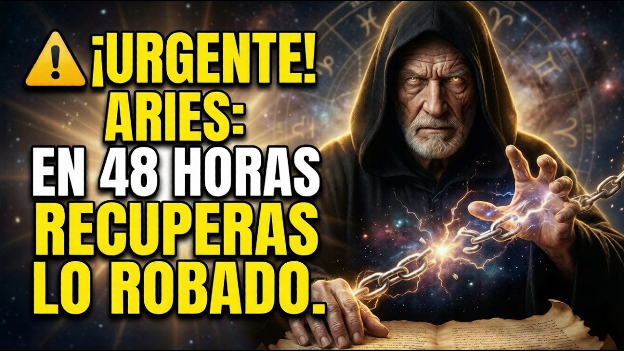 ⚠️¡URGENTE! ARIES: EN 48 HORAS RECUPERAS LO ROBADO.