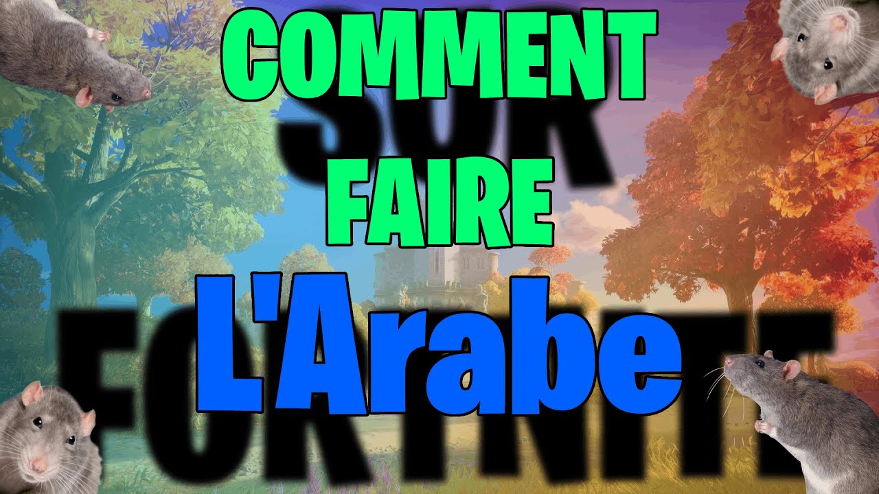 Comment Faire L'Arabe Sur FORTNITE ?