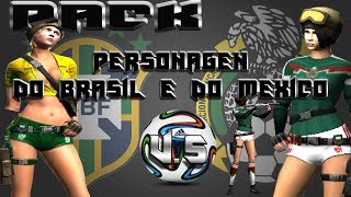 PACK- PERSONEGEN DO BRASIL E DO MEXICO◄(MEGFOX)