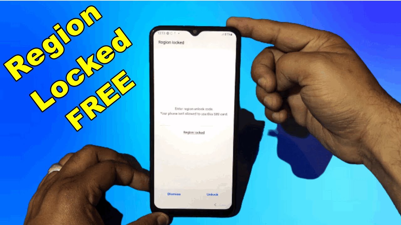 Samsung A03 Region Locked|Network Unlock Free - youtube