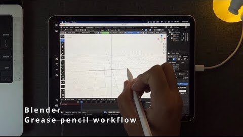 How I create a 3D architecture concept sketch using grease pencil in blender (Mac & iPad)