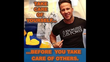 Take care of YOU before you take care of others. The reason why you put your oxygen mask on first.