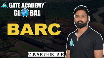 BARC  |  C.Karthik Sir