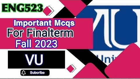 Eng523 final term preparation/eng523 final term quiz/mcq|Exams Solutions Finder(Master Ghulam Abbas)