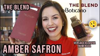 PRÉ-LANÇAMENTO | THE BLEND AMBER SAFRON | 😱 EDIÇÃO NUMERADA | INSPIRADO NA PERFUMARIA ÁRABE