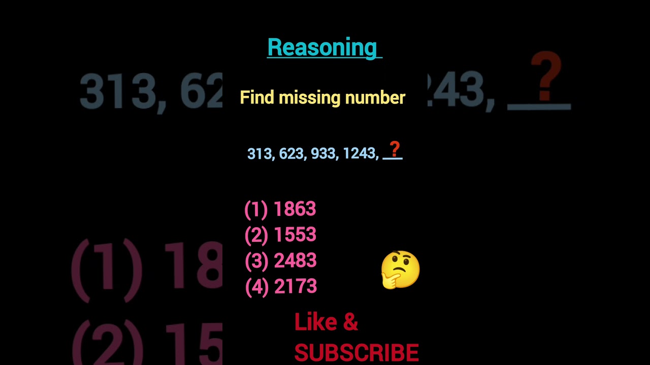 16 December 2024 | reasoning | logic test | iq | shorts | find missing