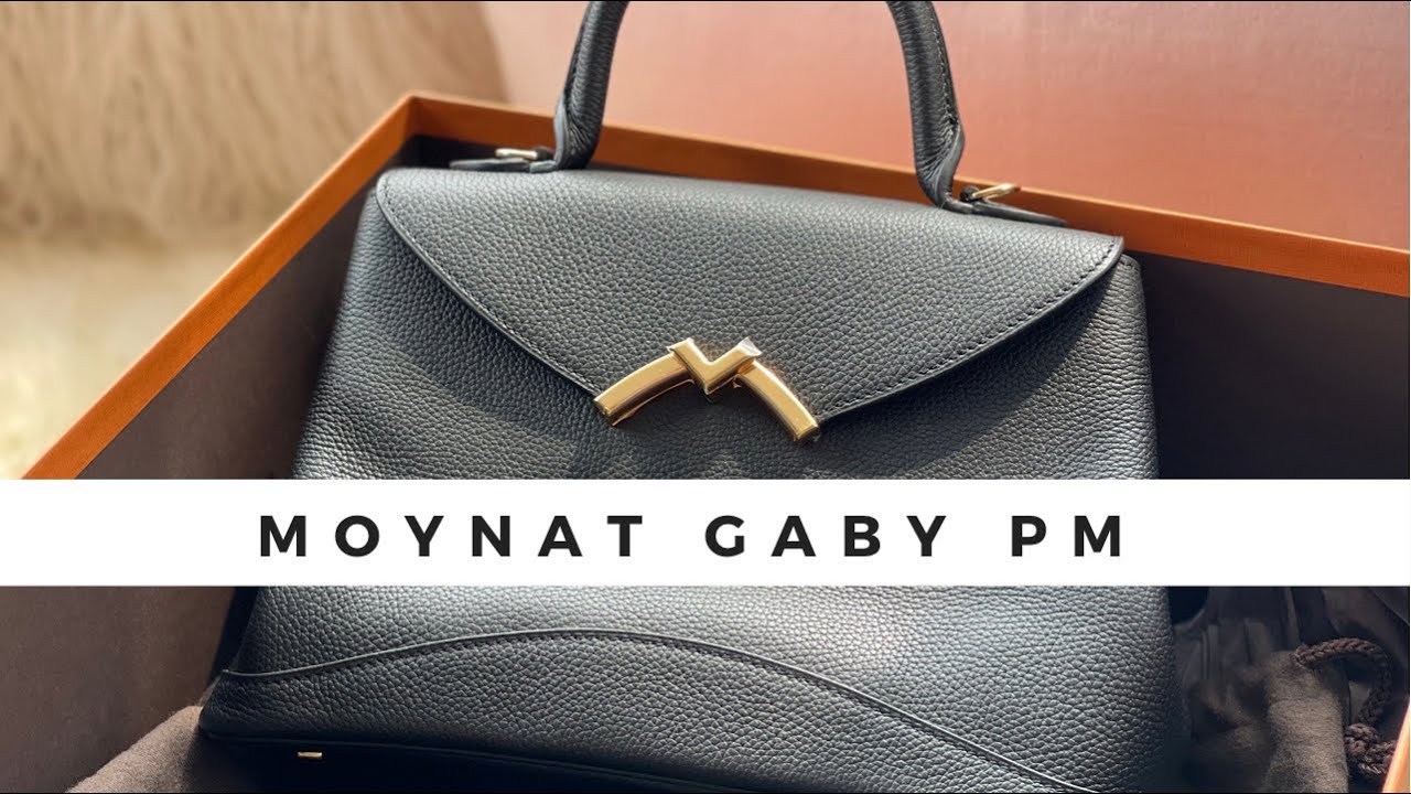 Moynat Paris - Gabrielle PM Handbag - Grey - in Leather - Luxury