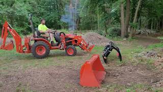 Kubota Bucket To Grapple Changeover