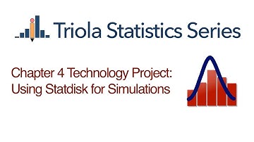 Statdisk Chpt 4: Tech Project - Simulations