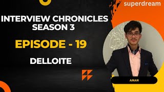 Delloite Interview Experience | Interview Chronicles | CSE | 2024 | interviewchronicles