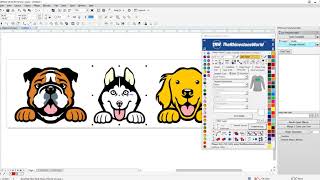 Creating Dog Breed Car Decals and Shirt Mock-ups in CorelDRAW. 60% Coupon Code
