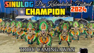 CHAMPION SINULOG FESTIVAL 2024| TRIBU CAMINGAWAN OF Brgy. Camingawan Kabankalan City Philippines🇵🇭