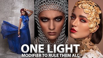 All You NEED Is ONE LIGHT Modifier!
