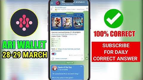 Ari Wallet Today Quiz 28-29 March | What is considered the core tec hnology of 