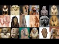 صور تماثيل ومومياوات جميع ملوك وملكات الفراعنة المنقولين إلي متحف الحضارة بالفسطاط