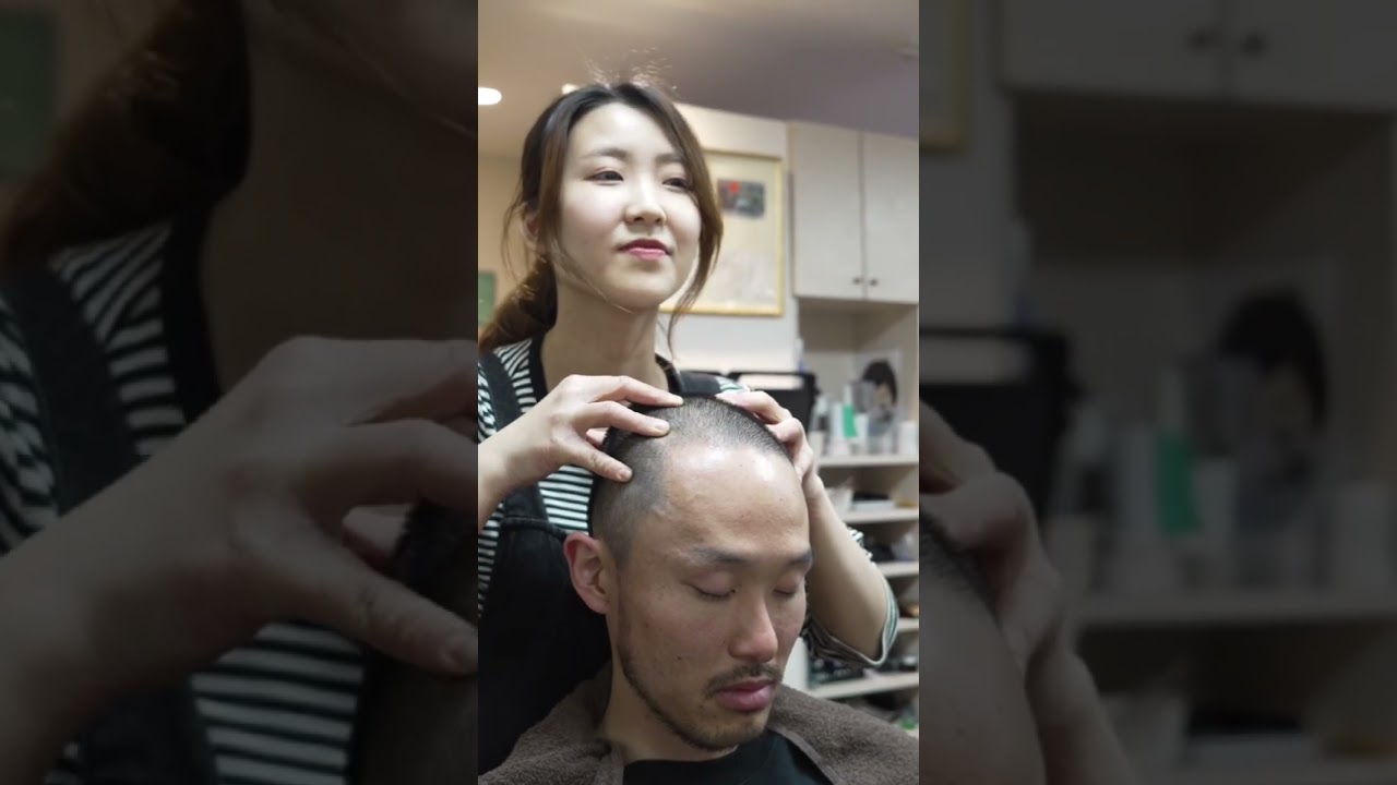 理容室でするヘッドマッサージは必ず昇天する！