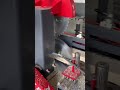 the process of splitting wood with a saw machine #shorts