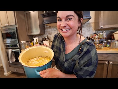 Chicken and Dumplings (From Scratch and Mostly Southern) | Cook with Me