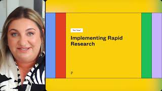 How to Build a Rapid Research Program: A Framework from Figma's Research Manager