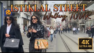 ISTANBUL TURKEY 2024 - GALATA - ISTIKLAL STREET 4K WALKING TOUR - CITY OF HEARTH