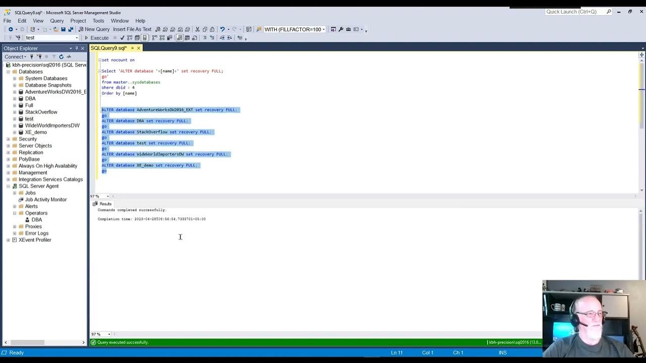 SQL Server: Code That Writes Code - YouTube